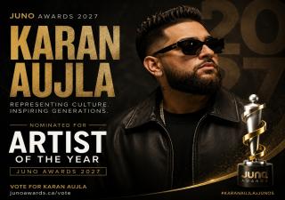 Karan Aujla — JUNO Awards 2027 Artist of the Year