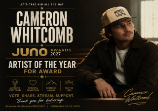 Cameron Whitcomb — JUNO Awards 2027 Artist of the Year